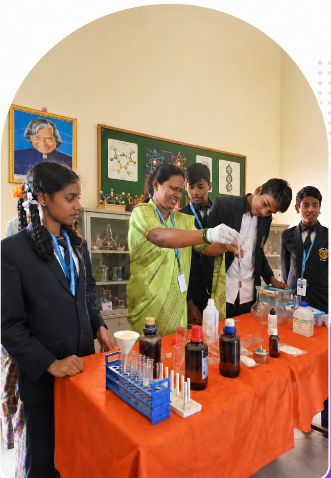 Students in an inclusive learning atmosphere at Rotary