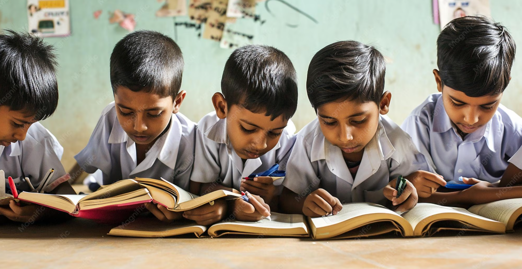 Students Reading